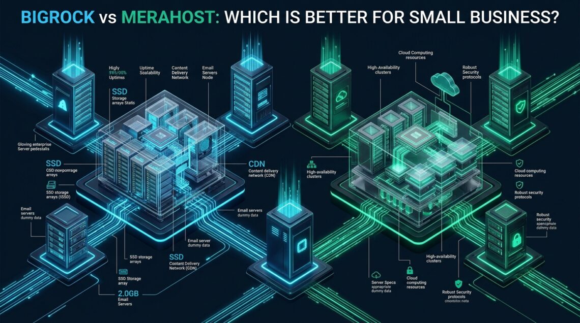 BigRock vs MeraHost: Which is Better for Small Business? - BigRock vs MeraHost