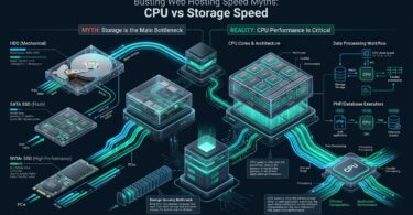Busting Web Hosting Speed Myths: CPU vs Storage Speed - hosting speed optimization