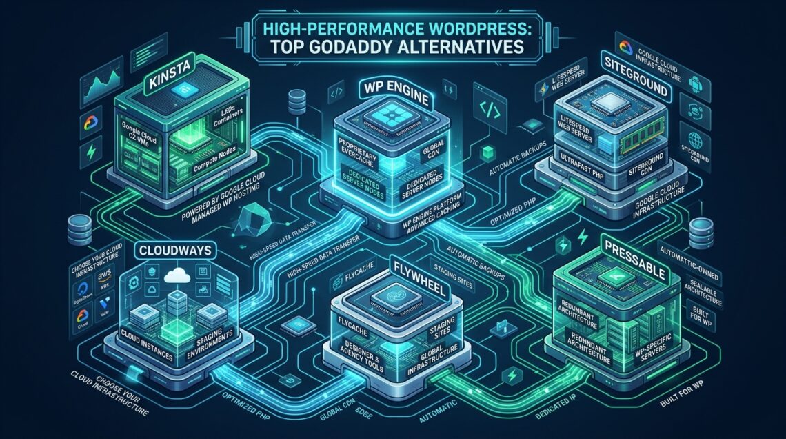 GoDaddy Alternatives for High-Performance WordPress - GoDaddy alternatives WordPress