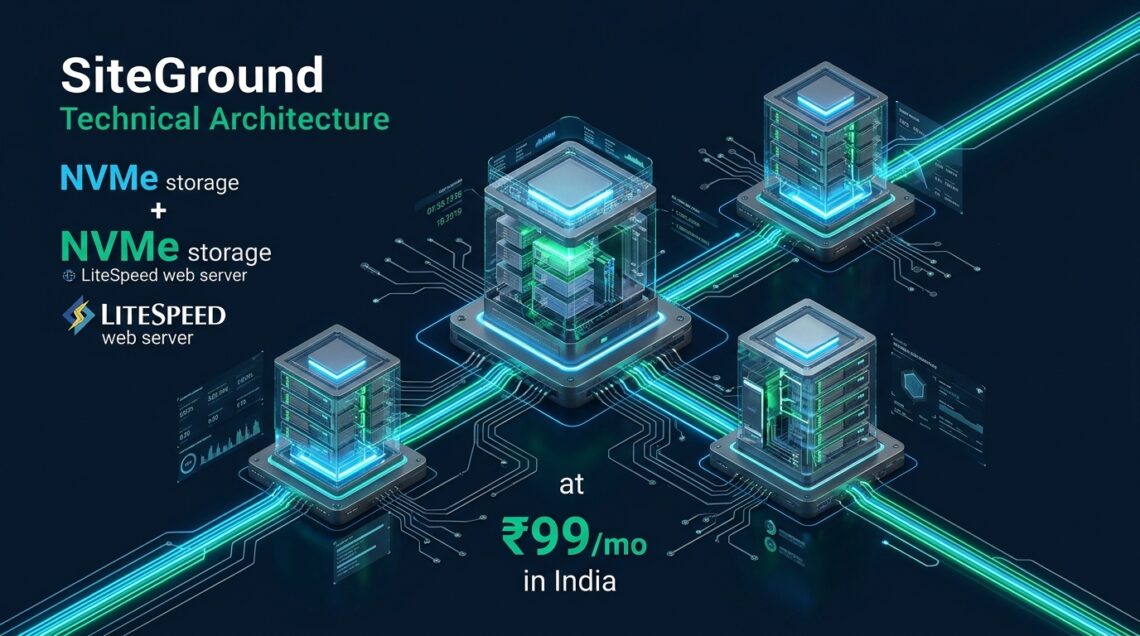 SiteGround Alternative in India: NVMe + LiteSpeed at ₹99/mo - SiteGround alternative India