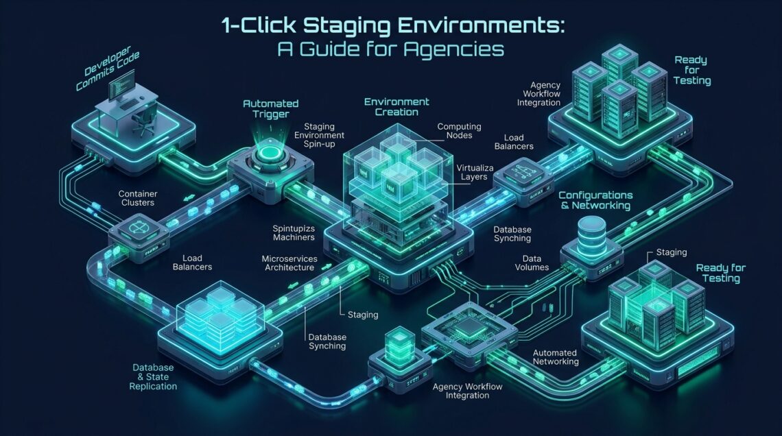 1-Click Staging Environments: A Guide for Agencies - WordPress staging environment