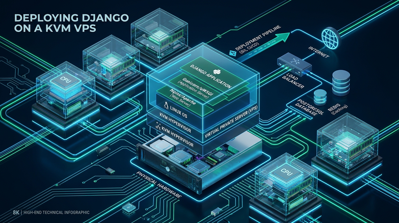 Deploying Django on a KVM VPS: The Ultimate Guide - deploy Django KVM VPS