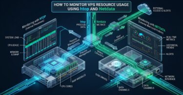 How to Monitor VPS Resource Usage Using htop and Netdata - monitor VPS resources