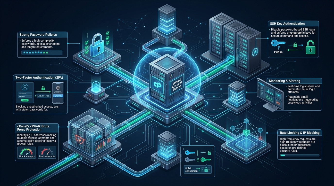 How to Secure Your cPanel Account from Brute Force Attacks - secure your cpanel account from brute force attacks