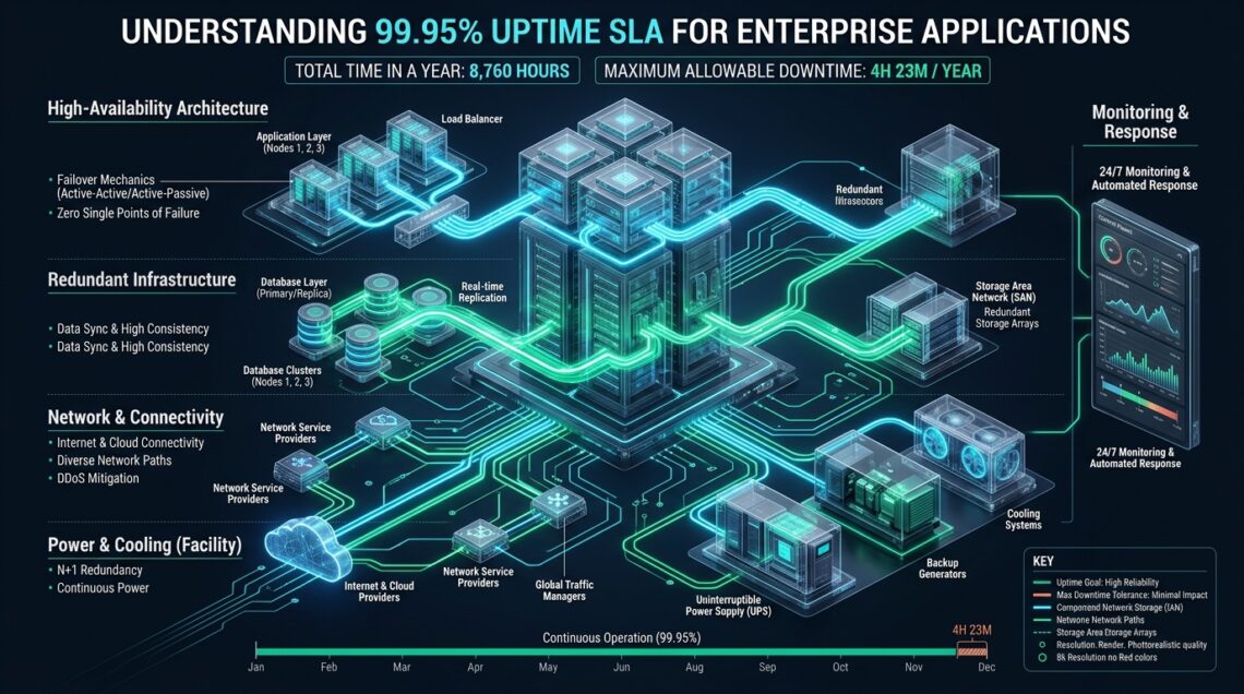 Understanding 99.95% Uptime SLA for Enterprise Applications - uptime SLA explained