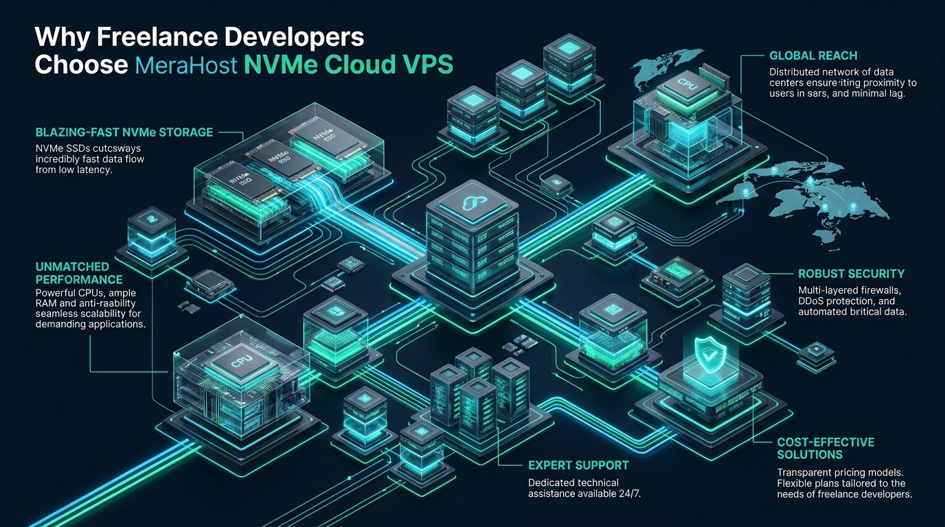 Why Freelance Developers Choose MeraHost NVMe Cloud VPS - hosting for Freelance Developers